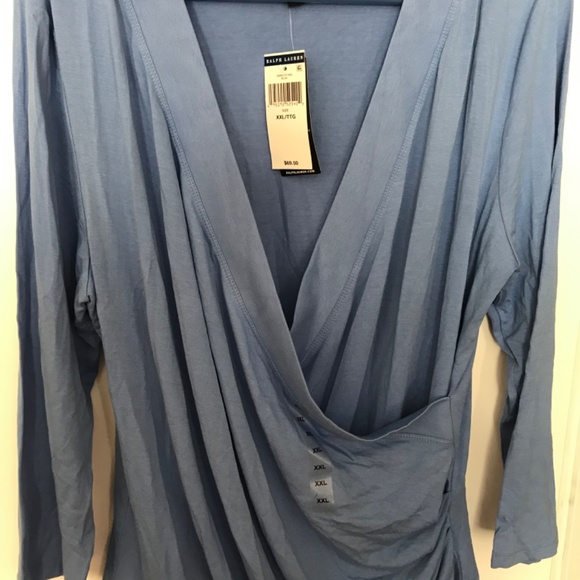 Ralf Lauren blue blouse - Picture 7 of 7